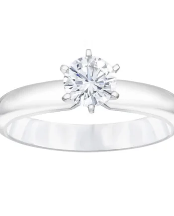 0.50ct Round Brilliant Cut Diamond Solitaire Ring, Platinum