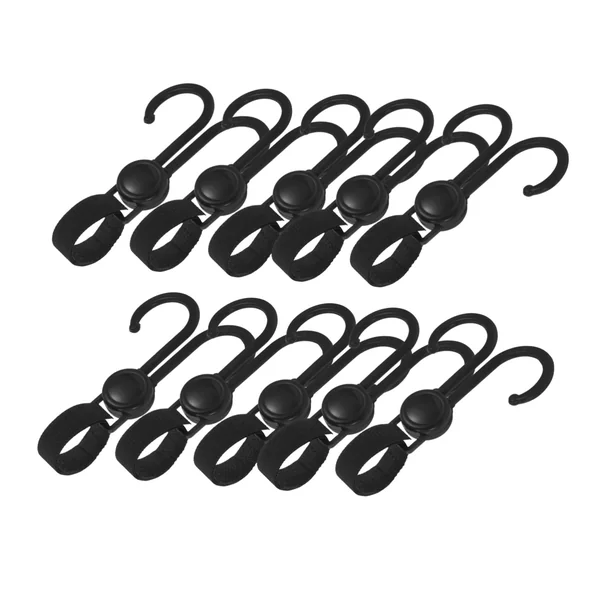 10Pcs Strong Load-Bearing Plastic Stroller Bag Hooks with Easy Installation Multi-Functional Shopping Bag Hooks for Pushchairs and Strollers for Everyday Use