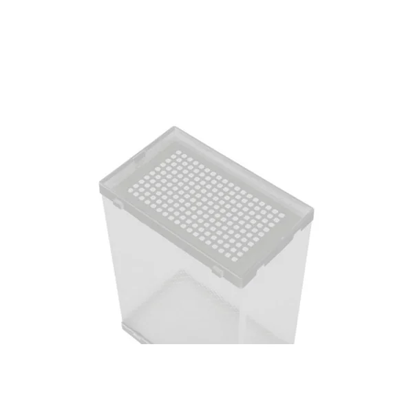 12 Pack White Stackable Clear Plastic Shoe Storage Boxes with Ventilation Holes
