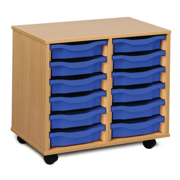 12 Shallow Tray Storage Unit