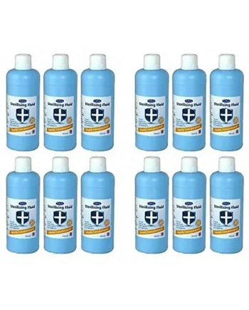 12 x Dr Johnson's Highly Concentrated Sterilising Fluid 1 Litre - Full CASE