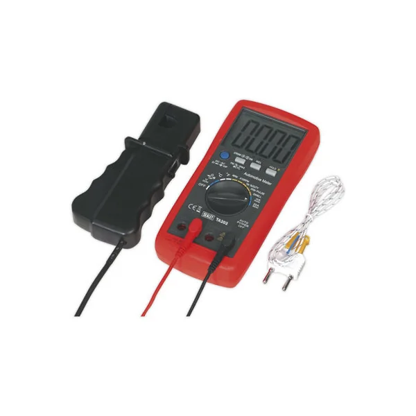 14 Function Digital Automotive Analyzer with LCD Display and Inductive Coupler