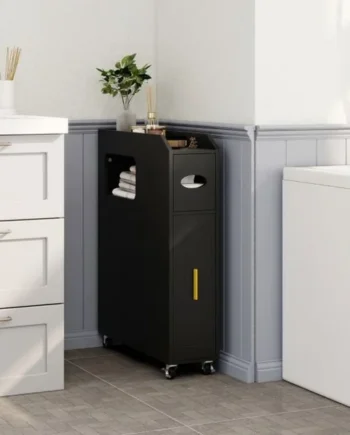 16 CM Small Bathroom Storage Cabinet with Slide Out Drawer