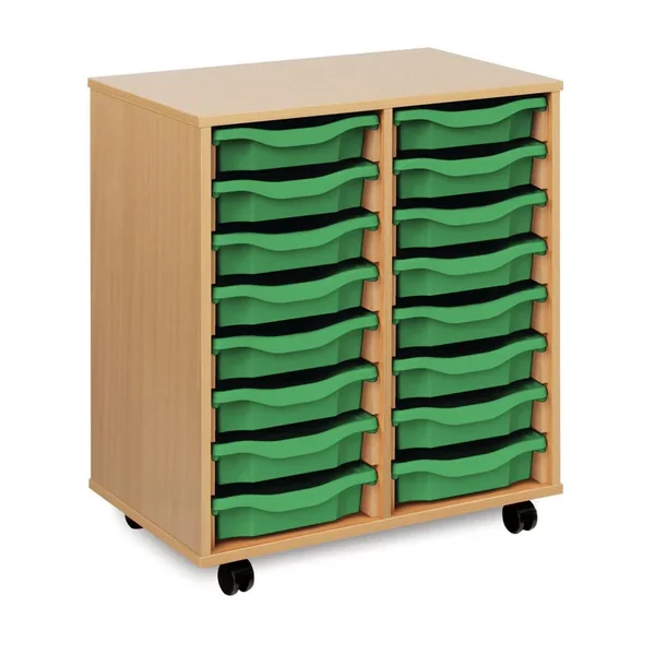 16 Shallow Tray Storage Unit