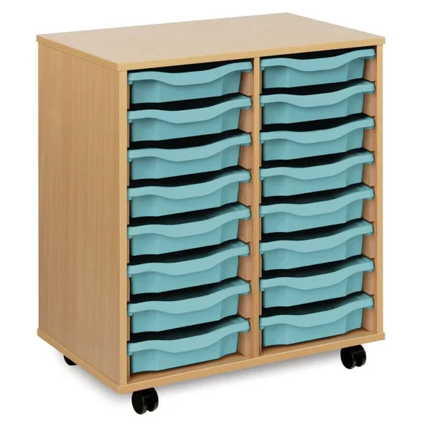 16 Shallow Tray Storage Unit