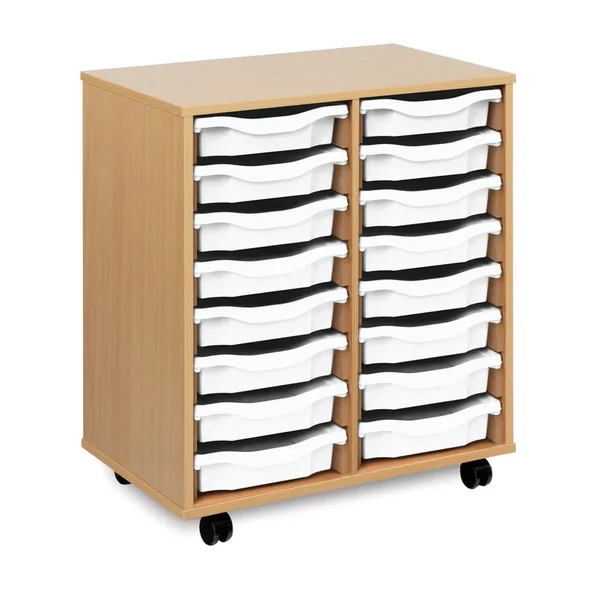 16 Shallow Tray Storage Unit