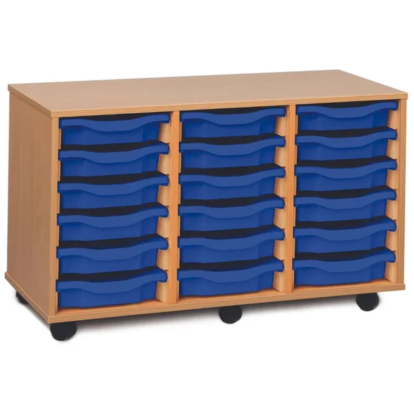 18 Shallow Tray Storage Unit