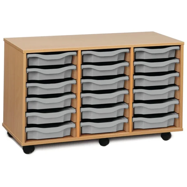 18 Shallow Tray Storage Unit