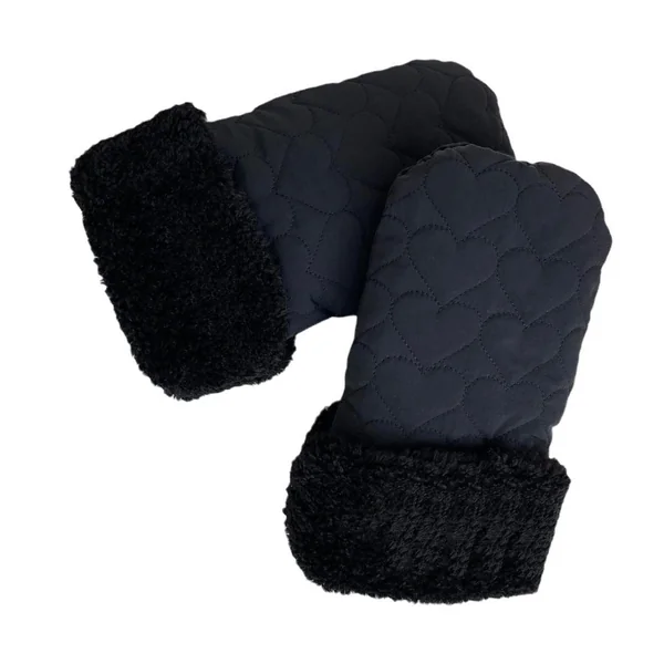1 Pair Baby Strollers Hand Muffs Soft & Warm Gloves for Parents Windproof Hand Warmer Cold Weather Protective Mittens Baby Strollers Gloves