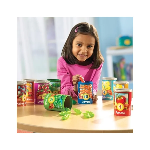 1 to 10 Counting Cans