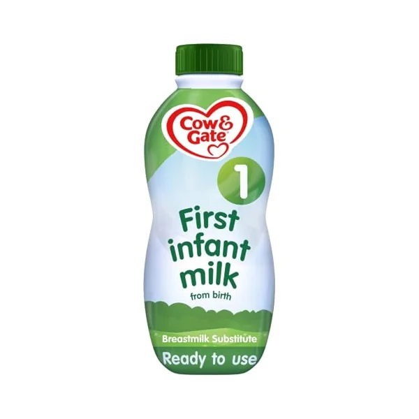 1L Cow & Gate 1 Ready To Feed First Infant Milk Suitable From Birth Pack of 3
