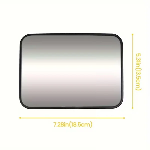 1PC A Rear-Facing Infant Car Mirror That Is Crash-Tested And Shatter-Resistant, Providing a Broad And Clear View., Square
