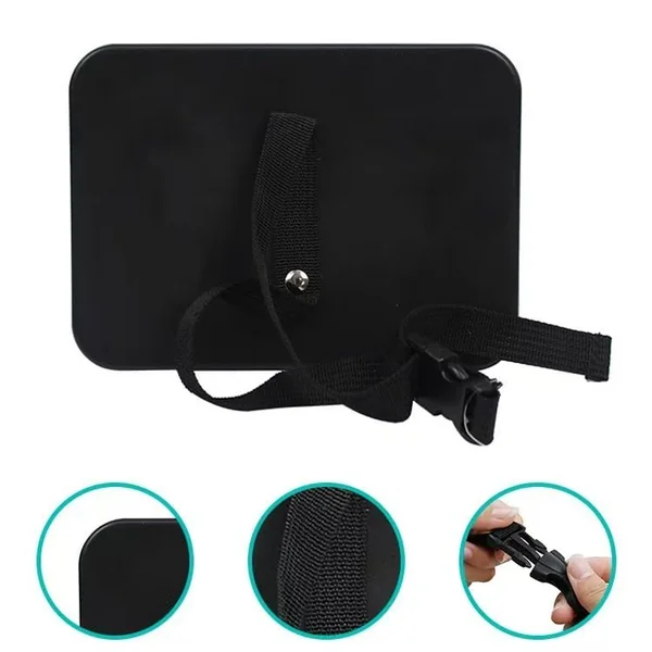 1PC A Rear-Facing Infant Car Mirror That Is Crash-Tested And Shatter-Resistant, Providing a Broad And Clear View., Square
