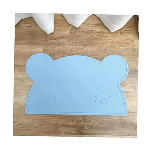 1pc Cartoon Silicone Mats Pads Placemat Bear Coaster Dish Protector Stand Decoration Table Placemats