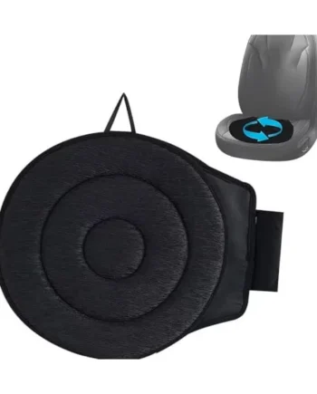 1PCS 360° rotating car seat cushion for Mk7 Mk8 Mk9, | 360° swivel, breathable fabric seat cushion, non-slip base, portable mobility aid cushion