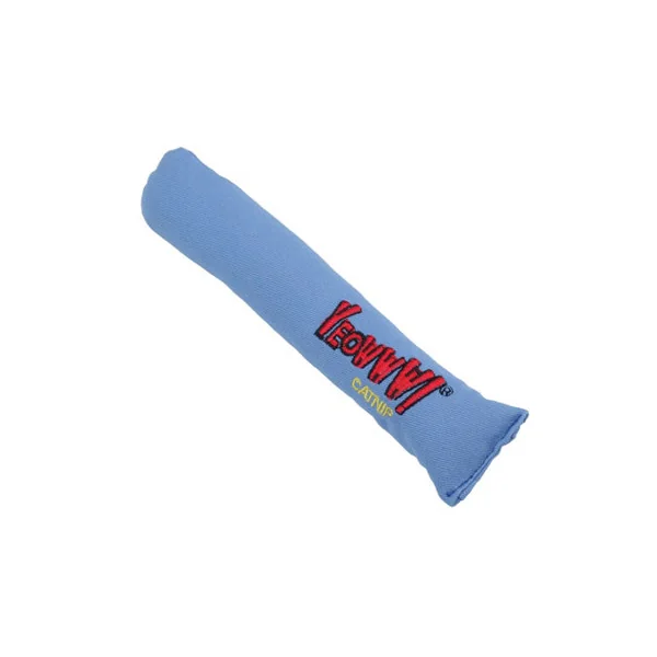 1PK Yeow Interactive Cat Kitten Blue Cigar With Catnip Cat Play Toy Cat Gift