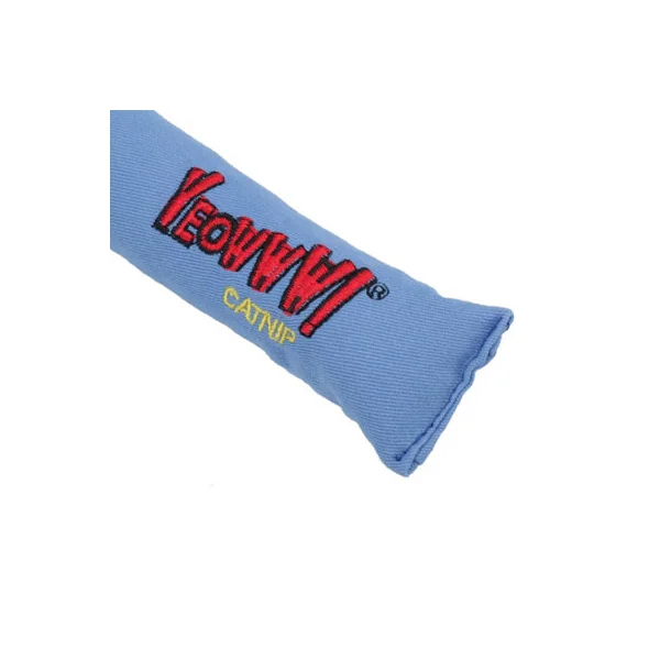 1PK Yeow Interactive Cat Kitten Blue Cigar With Catnip Cat Play Toy Cat Gift