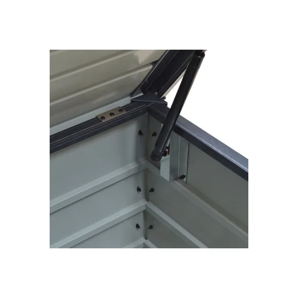 200L Lockable Metal Outdoor Garden Storage Box Without Wheels in Anthracite