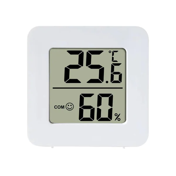 2026 Precision Hygrometer for Indoor Use with Comfort Display, Temperature Measurement Function for Room Climate Monitoring (White, 4.5 x 4.5 cm)