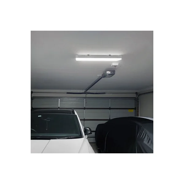 20W LED Microwave Sensor Ceiling Batten Light Fitting 2 feet Remote Control 6500k MSBL20