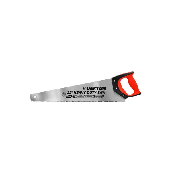 22" Hand Saw Heavy Duty Wood Carpentry 8 TPI Sharp Hardpoint Soft Grip Cut Tool