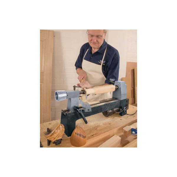 230V Mini Wood Lathe 250W Variable Speed Cast Iron Bed Workbench Turning Kit