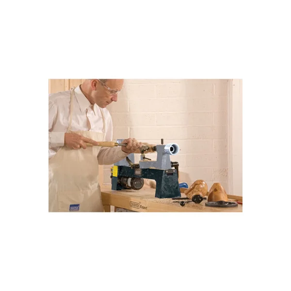 230V Mini Wood Lathe 250W Variable Speed Cast Iron Bed Workbench Turning Kit
