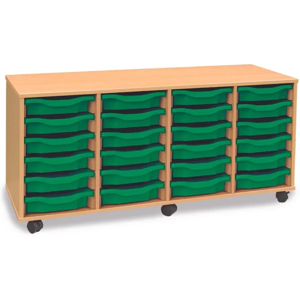 24 Tray 4 Column Storage Unit