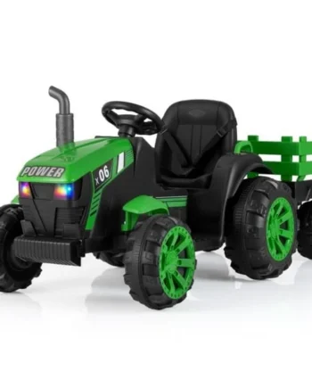 24V Ride On Tractor with RGB LED Headlights and Parent Remote Control