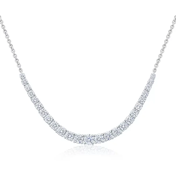 2.50ctw Round Brilliant Cut Diamond Necklace, 14ct White Gold