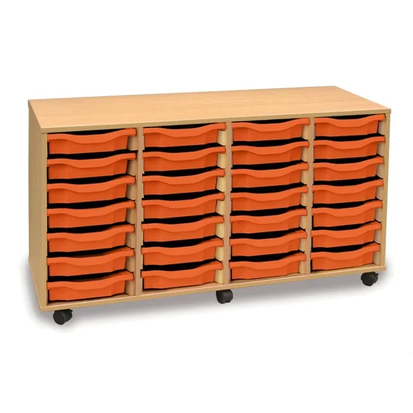 28 Tray 4 Column Storage Unit