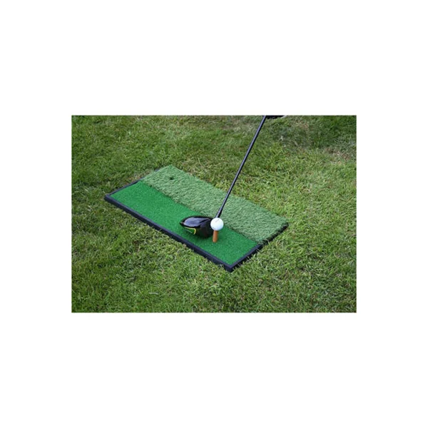 2 in 1 Tee Off Golf Matt - Mini Home Driving Range Pad - Protect Grass Practice