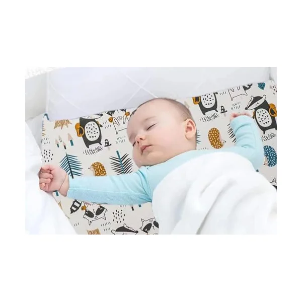 2 Pack Baby Cot Bed Fitted Sheets 120 x 60 Cotton Toddler Bed Sheets | Soft Hypoallergenic Kid Boy Girl Bed Sheet Fully Elasticated Skirt Breathable Easy Care - Junior Bed Sheets Animal
