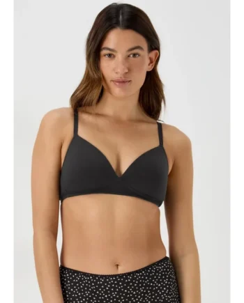 2 Pack Black And White Padded Bras