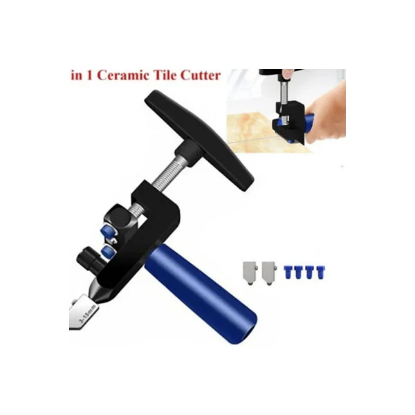 2-in-1 Manual Tile & Glass Cutter Tool