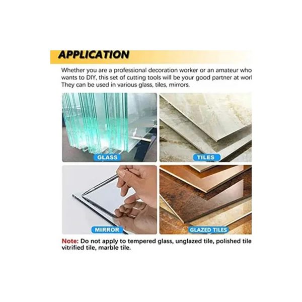 2-in-1 Manual Tile & Glass Cutter Tool