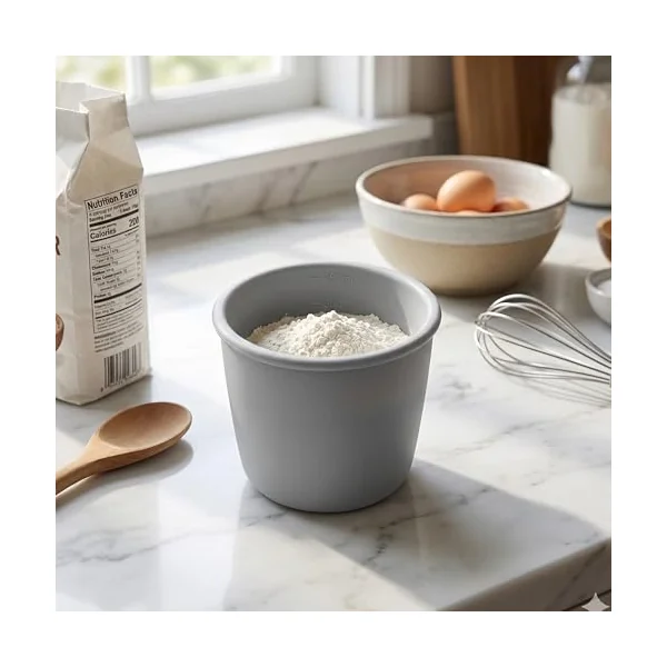 2-Pack Silicone Soup Cups & Travel Mugs (8.5oz) – Leakproof Food Storage Containers with Removable Air Vent – Microwavable Splatter-Proof Bowls for Oatmeal, Coffee, Milk & Snacks – Grey & Mint