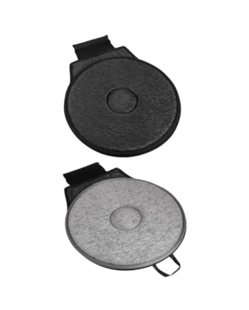 2pcs Rotating Car Seat Cushion 360 Degree Swivel Seat Pads Made of Wrinkle Polyester and Eva for Providing Exceptional Comfort and Enhanced Safety