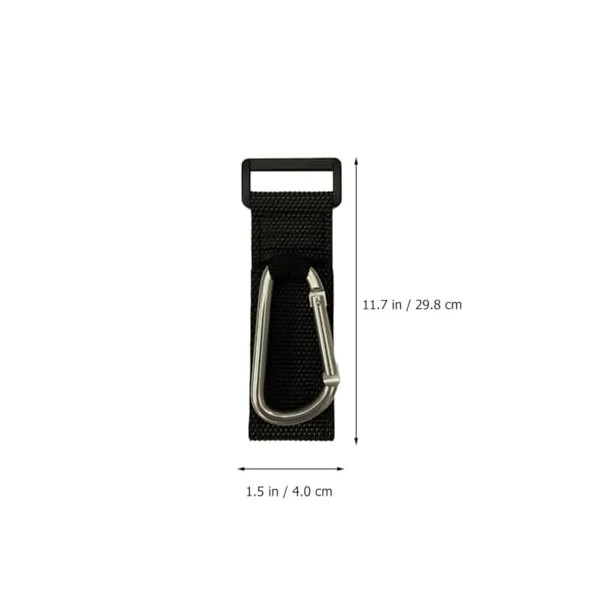 2pcs Stroller Hooks Buggy Clips in Silver Alloy and Pu Material for Carrying Grocery Bags and Increasing Storage Space, for Walking and Picnicking