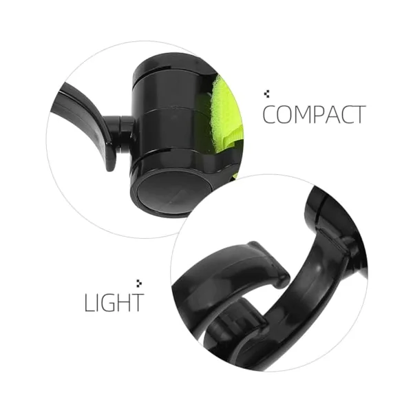 2pcs Stroller Hooks with Detachable Straps, Multipurpose Bag Hanger Clips for Stroller, Electric Scooter, Wheelchair – Green and Brown, No- -and-Loop Attachment for Shopping