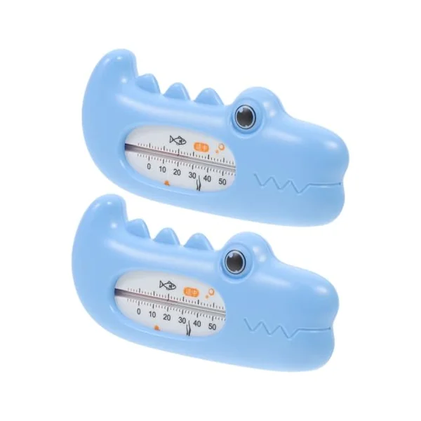 2pcs Water Temperature Thermometer Display for Bathing Pp | Bathtub Pool Use, Pond Reading, Lightweight Build, Baby Care Thermometer Pack