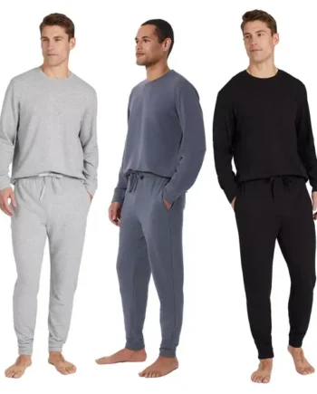 32 Degrees Men's Ultra Stretch Cotton Lounge Set in 3 Colours and 4 Sizes