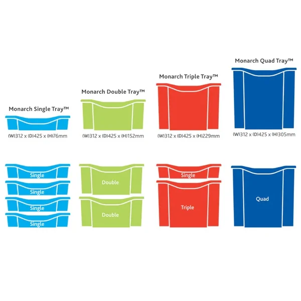 32 Tray 4 Column Storage Unit