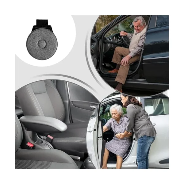 360 Degree Swivel Seat Cushion for Car, Soft Rotating Seat Cushion, Portable Rotating Car Seat Pad Non Slip Auto Seat Cushions Pad for Elderly