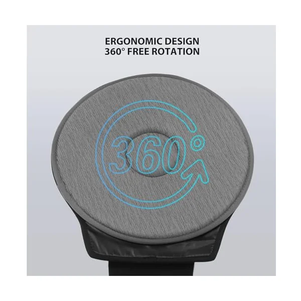 360 Degree Swivel Seat Cushion for Car, Soft Rotating Seat Cushion, Portable Rotating Car Seat Pad Non Slip Auto Seat Cushions Pad for Elderly