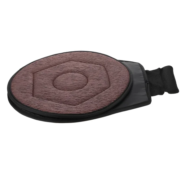 360° Rotating Car Seat Pad Elderly Swivel Cushion for Comfort Breathable Cooling Sturdy Support,Coffee