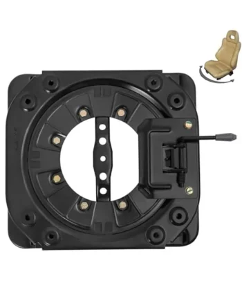 360° Rotating Car Seat Swivel Base, Heavy Duty Steel Plate for Motorhomes, Buses, Campers, Engineering Vehicles, 286.6lbs Load Capacity
