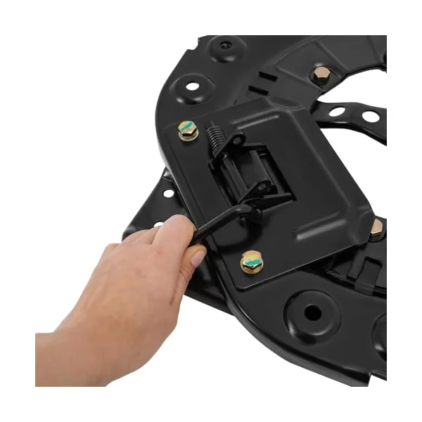 360° Rotating Car Seat Swivel Base, Heavy Duty Steel Plate for Motorhomes, Buses, Campers, Engineering Vehicles, 286.6lbs Load Capacity