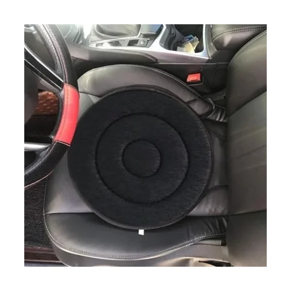 360 Rotating Seat Cushion, 2024 New upgrad Beneficial 360 Rotating Seat Cushion for Car with Supportive Memory Foam, Swivel Car Seat for Elderly, Non-Slip, Comfort Auto Rotating (Red B)