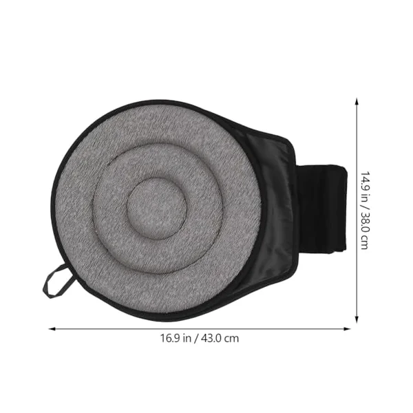 360 Rotating Seat Cushion, 2024 New upgrad Beneficial 360 Rotating Seat Cushion for Car with Supportive Memory Foam, Swivel Car Seat for Elderly, Non-Slip, Comfort Auto Rotating (Red B)